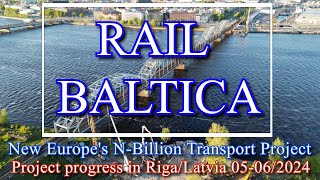 Rail Baltica  Construction of the Central Station Riga  Latvia  European Mega Project Update [upl. by Samantha496]