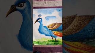 Peacock painting ।। Peacock drawing ।। Peacock painting watercolor ।। Painting 🦚 [upl. by Engamrahc]