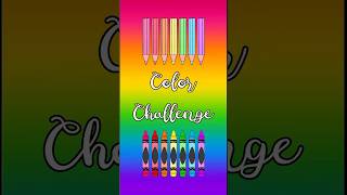 ColorChallenge 🩷❤️🧡💛💚💙💜 [upl. by Nnaeoj]