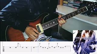 Glasgow kiss  John Petrucci  guitar solo cover  tab [upl. by Larue463]