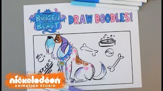 Draw Your Own Boodles  Bunsen Is a Beast  Nick Animation [upl. by Herve]