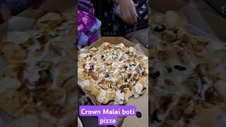 Delish pizza Crown resturantMalai both pizza [upl. by Liahus]