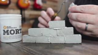 Mortaring your Miniature Cinder Blocks [upl. by Ward]