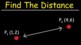 How To Find The Distance Between Two Points [upl. by Enautna119]