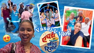 Vasai V Vlog😍💦  Staycation at HD Beach Resort  Mein Phisal Gayi Yaar😓🩹 vaishnavihaate [upl. by Portland]