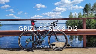 Canyon Grizl CF SLX 8 Di2 test Tahko MTBroute [upl. by Emaj]