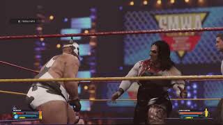 WWE 2K24 CAW Kris Korpse vs Madcow [upl. by Clair]