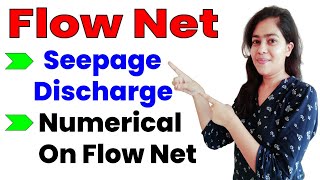 Lec32  Flow Net  Seepage Discharge  Numerical On Flow Net  Properties Of Flow Net  Uses [upl. by Ramaj]