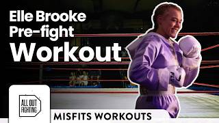 Elle Brooke  Misfits boxers workout ahead of huge fight night in Newcastle [upl. by Lenor518]