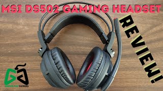 MSI DS502 Gaming Headset Review [upl. by Chicky]