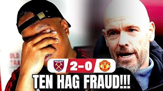 TEN HAG IS A FRAUD 😡 EXPLOSIVE RANT  WEST HAM 20 MAN UTD  SAEED MATCH REACTION [upl. by Annawt]