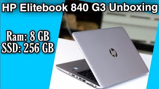 HP Elitebook 840 G3 Leptop unboxing And first impression [upl. by Aidyn]