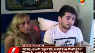 Diego Maradona Jr y Cristiana Sinagra en vivo desde Italia [upl. by Hannah322]