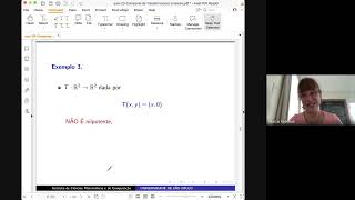 Álgebra Linear  Composição de Transformações Lineares [upl. by Sucitivel]