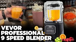 Vevor Professional 68oz Blender Review amp Demos [upl. by Imoyik508]