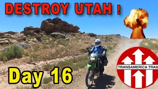 Trans America Trail Motorcycle Adventure to Moab on KLX 300 amp Tenere 700 [upl. by Asoj194]