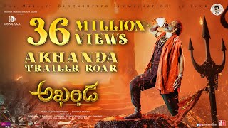 Akhanda Trailer Roar  Nandamuri Balakrishna  Boyapati Srinu  Thaman S  Dwaraka Creations [upl. by Bria]