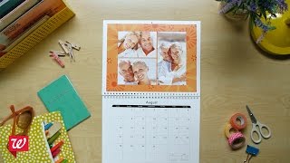 Create Personalized Wall Calendars at Walgreens [upl. by Assenna]