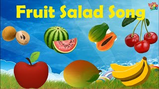 Watermelon Song  Fruit Salad Song for Kids  Watermelon Watermelon Papaya Papaya CHIKOO CHIKOO Poem [upl. by Alika]