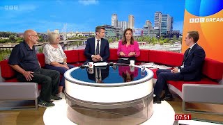 Joe House Chris Lear Andrew Buckham Camp Lejeune Toxic Water Scandal On BBC Breakfast 30072024 [upl. by Allak]