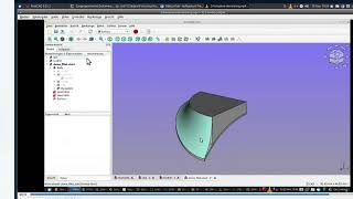 freecad komplexe abrundung mit surface tutorial anleitung beispiel mit ton cad 3d druck cnc [upl. by Annadiane]