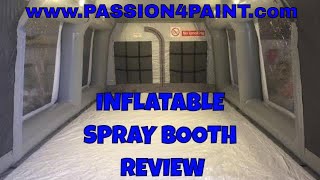 The All New MK2 Carcoon Welded Workstation  inflatable Spraybooth Review  Walkthrough and Demo [upl. by Bronez130]