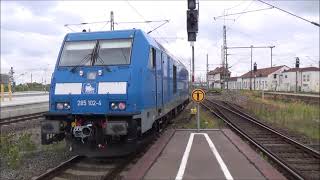 Gare de Leipzig Hauptbahnhof 2  Regio ICE HLP [upl. by Sirovart]