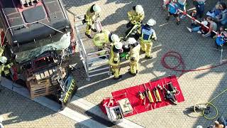 Feuerwehr Ansbach UG Drohne zum Tag der Feuerwehr 21092024 [upl. by Eimilb]