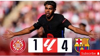 GIRONA VS BARCELONA 14LA LIGA 202425  MATCH REVIEW [upl. by Virnelli]