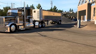 Petermobilin with the dump bucket  American Truck Simulator [upl. by Adnilim]