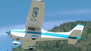 Cessna 172 Landing and Takeoff [upl. by Nirret]