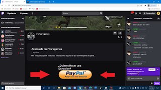 Como poner BOTON de DONACIONES Paypal en Twitch banner o panel de donaciones en twitch [upl. by Auria642]