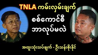 စကစ နဲ့ဆွေးနွေးဖို့ TNLA ကမ်းလှမ်းမှု ဗျူဟာလား နည်းပရိယာယ်လား  အထူးသုံးသပ်ချက်  ဦးသန်းစိုးနိုင် [upl. by Haimrej]