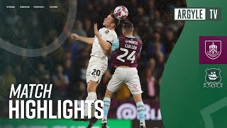 Burnley v Plymouth Argyle Highlights [upl. by Avaria]