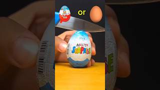 Kinder joy 🆚 egg कौन जीतेगा youtubeshorts viralvideo shortvideo MrBeast MRINDIANHACKER [upl. by Nilecoj569]