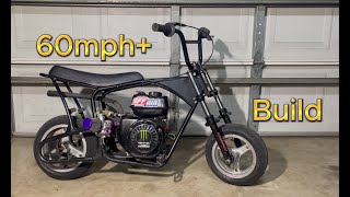 My 60mph Mini Bike Build [upl. by Llennehc]