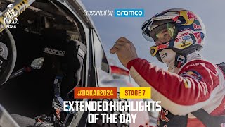 Extended highlights of Stage 7 presented by Aramco  Dakar2024 [upl. by Nylirret]