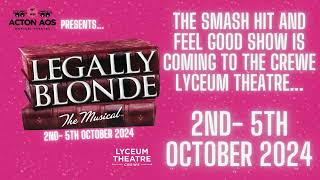 Legally Blonde  2  5 October  Crewe Lyceum Theatre [upl. by Oigroeg]