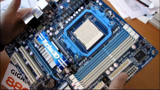 Gigabyte 880GMUD2H 880G Phenom II X6 Ready Motherboard Unboxing amp First Look Linus Tech Tips [upl. by Alah]