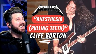 Bass Teacher REACTS to Cliff Burton  Anesthesia Pulling Teeth Live 1983 [upl. by Labanna]