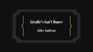 Giraffes Cant Dance  Giles Andreae [upl. by Nortal]