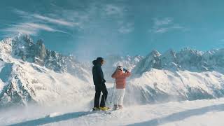 Winter in the ChamonixMontBlanc valley [upl. by Ardnayek]