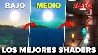 Los 5 Mejores Shaders para Minecraft Bedrock 121 120  AdbraGames [upl. by Clarice]