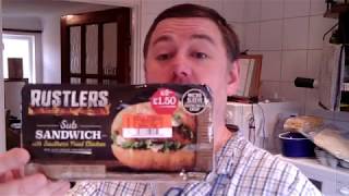 Marks REmarks Rustlers Southern Fried Chicken Sub Sandwich Review [upl. by Jeno181]