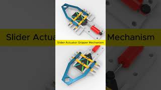 Slider Actuator Gripper Mechanism mechanism mechanicaldesign engineering mechanic 3ddesign [upl. by Olia]