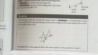 Translating Figures Using Vectors GM2L1 Explain 1 [upl. by Ellehcam]