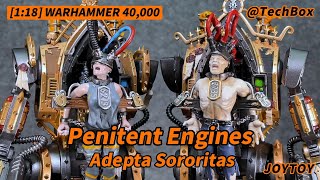 Joytoy Warhammer 40K Adepta Sororitas Penitent Engines 118 scale action figure [upl. by Eduino19]