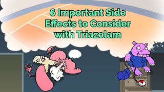 6 Important Side Effects to Consider with Triazolam Step 1 COMLEX NCLEX® PANCE AANP [upl. by Anala900]