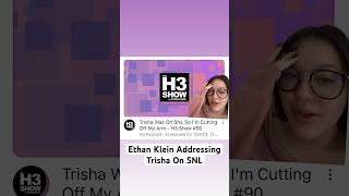 Ethan Klein Addresses Trisha Paytas On SNL h3 ethanklein trisha [upl. by Joanie337]