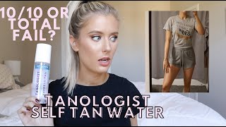 Tanologist Express Self Tan Water  Better than Loving Tan Review How to Use Before and Afters [upl. by Boris]